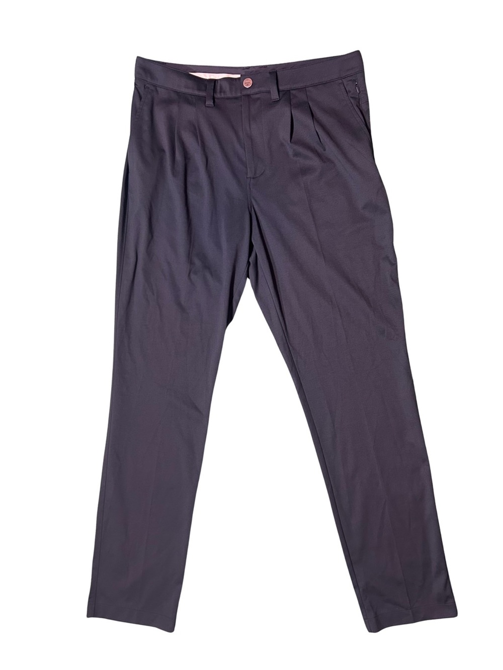 Rhone Black Pleated Commuter Pro Pants Dress Chino Stretch NWT Men’s M 32x30